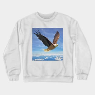 Eagle flying Crewneck Sweatshirt